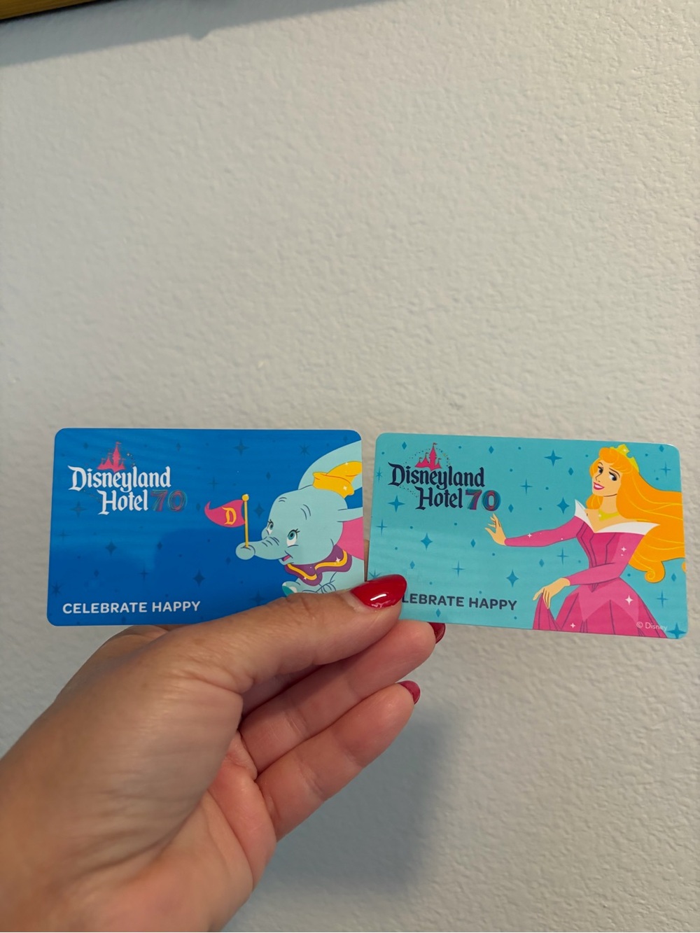 Disney Hotel 70 Blue Teal Celebration Cards